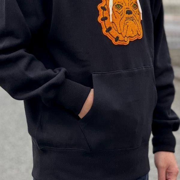 ザ リアルマッコイズ MC25122 LOOPWHEEL HOODED SWEATSHIRT / BULLDOGS