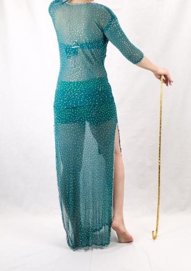 サイーディ／バラディドレス 《スターグリーン》 エジプト製 - ベリー