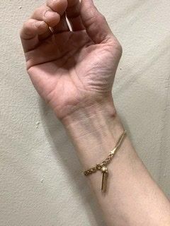 40s 50s スウィートハート 金属のフリンジ ブレスレット ヴィンテージ