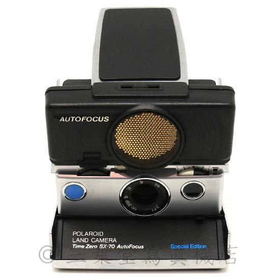 ブルーボタン！】Polaroid Time Zero SX-70 AutoFocus SE - 三葉堂寫眞
