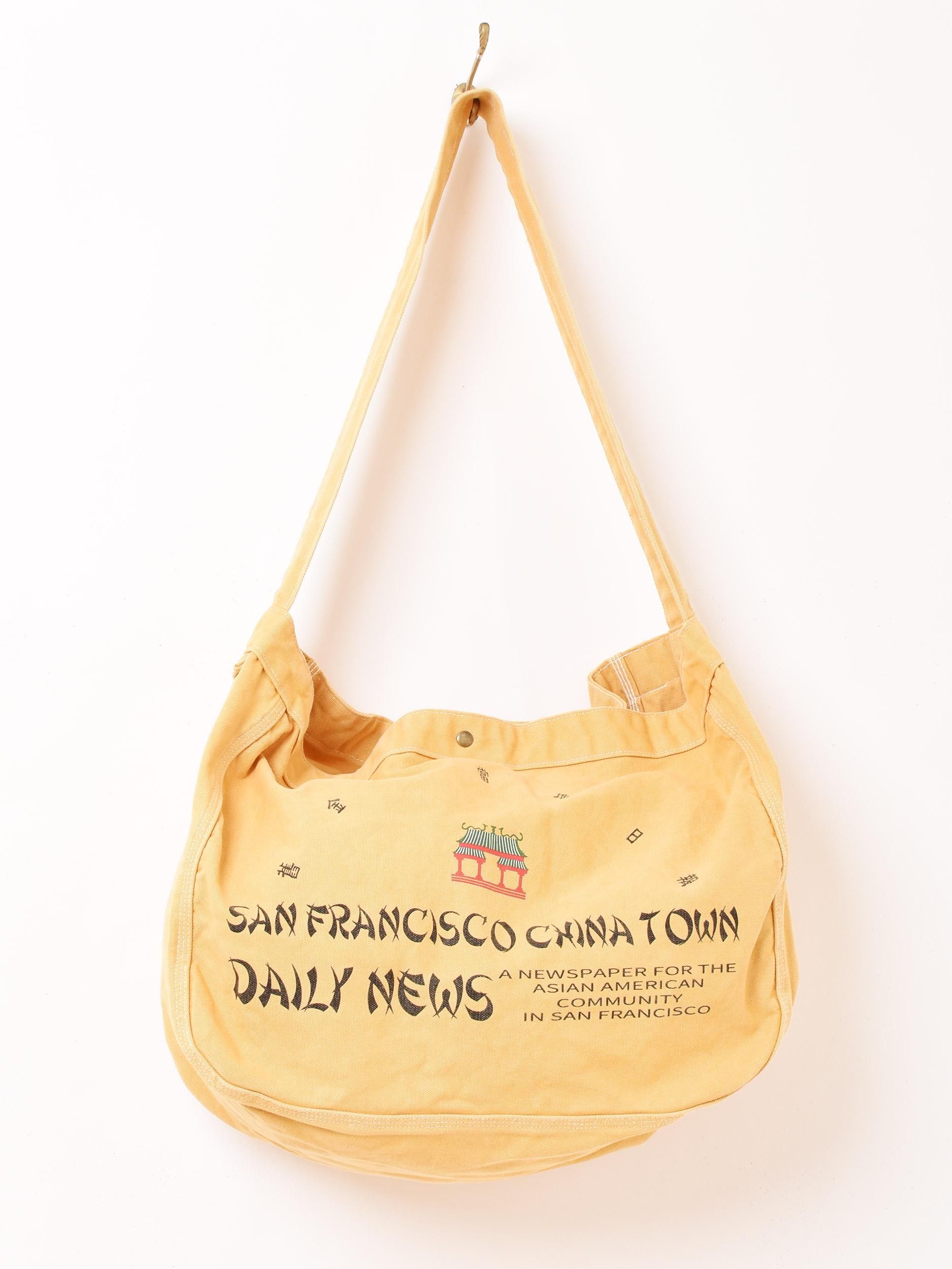 ニュースペーパーバッグ【SANFRANCISCO CHINA TOWN】 - 古着屋