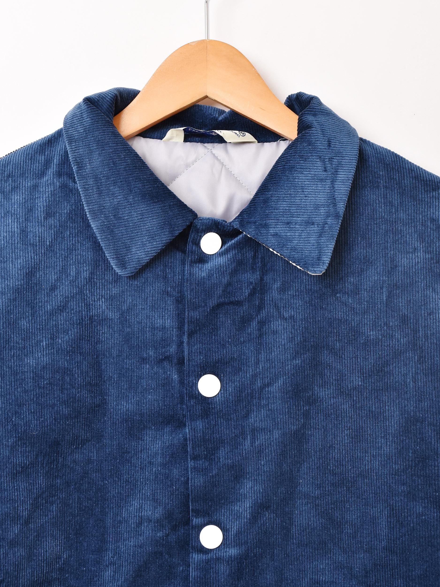 ゼブラ コーデュロイ 襟付き スタジャン | Backers - 古着屋