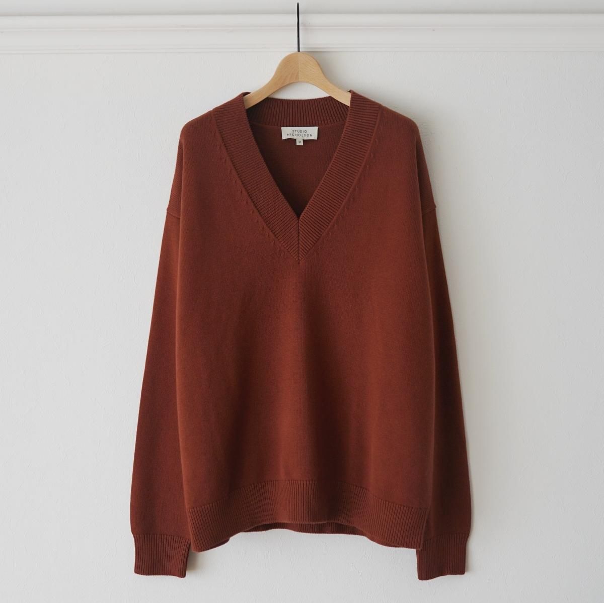 10/6発売】【STUDIO NICHOLSON スタジオニコルソン】 MERINO COTTON V