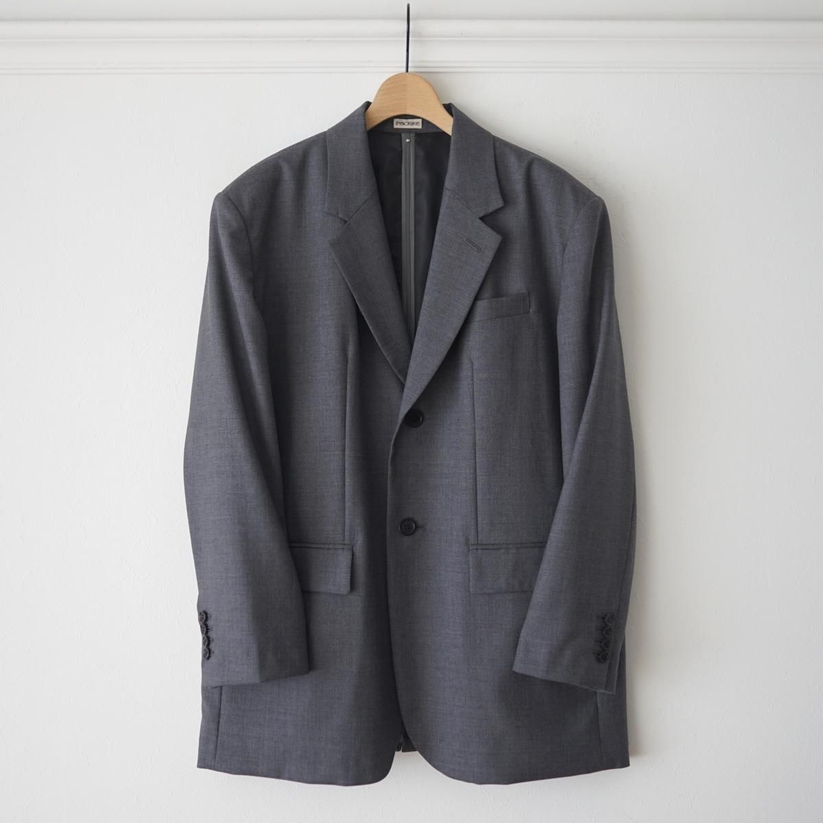 INSCRIRE / アンスクリア】 OVERSIZED JACKET - GREY / PARK ONLINE STORE