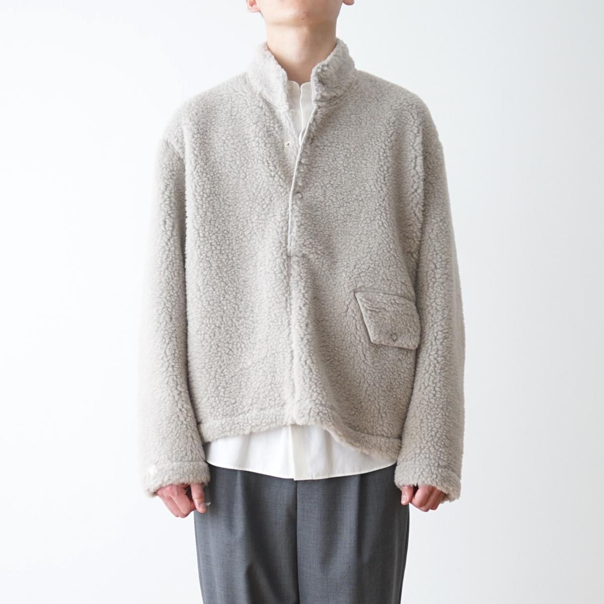 TANAKA / タナカ】 PULLOVER SHAGGY TOP - LIGHT GRAY / PARK ONLINE STORE