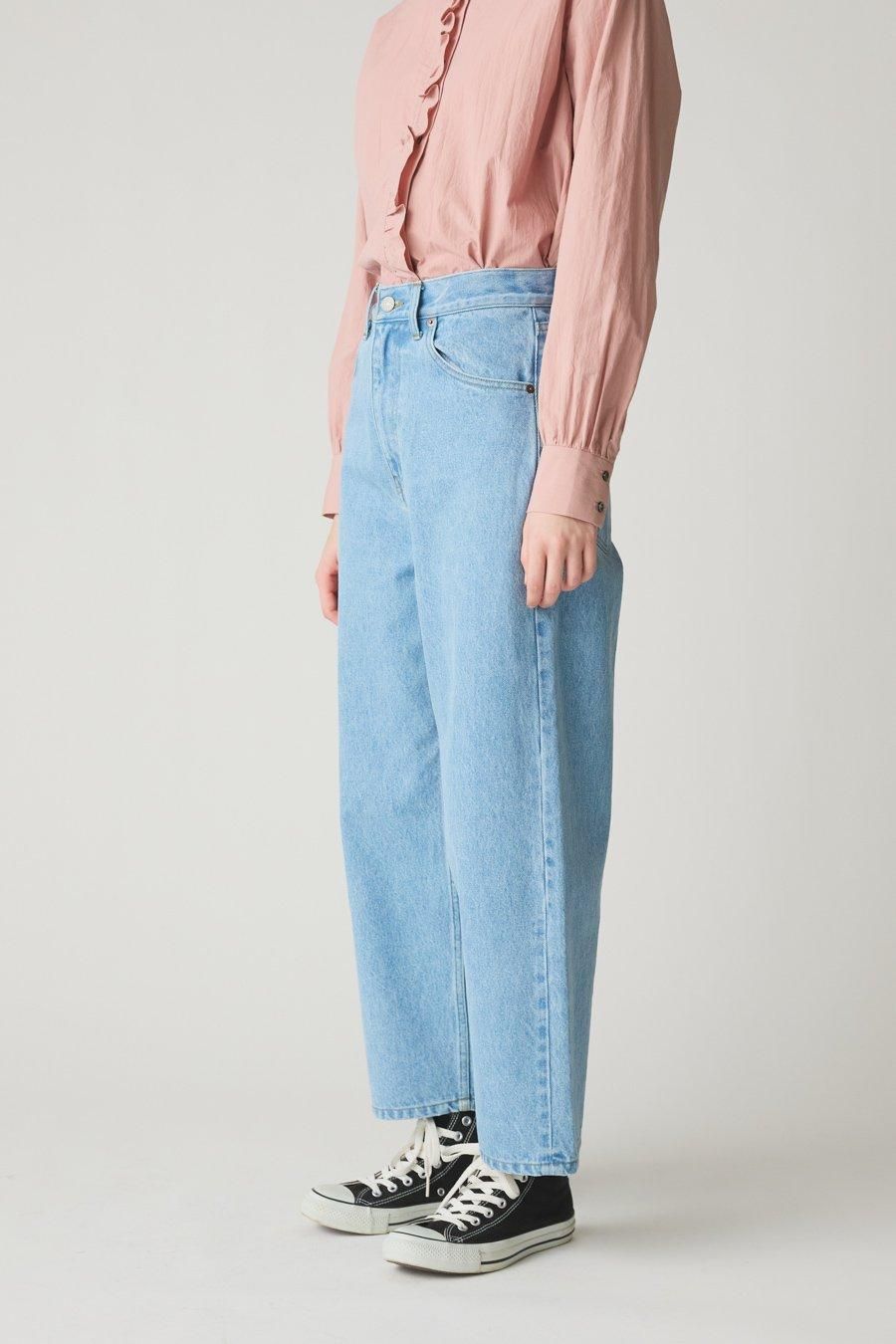 high waist wide straight denim - MidiUmi（ミディウミ）｜OFFICIAL