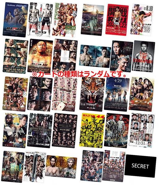 BOX販売 10パック入り】 RIZIN ポテトスティック ポスターカード