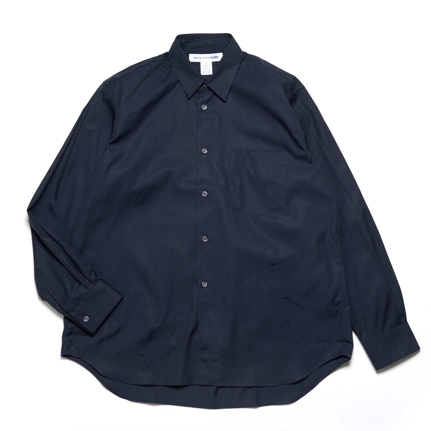 COMME des GARCONS SHIRT * Forever Wide Classic Plain Cotton Long