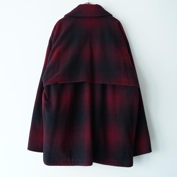 COMOLI / ナッピングウールチェックマッキノウクルーザー21AW dieci