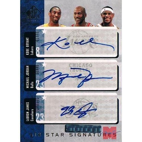 0405 SP Signature Edition SixStar Sig K.Bryant/M.Jordan/ L.James/K