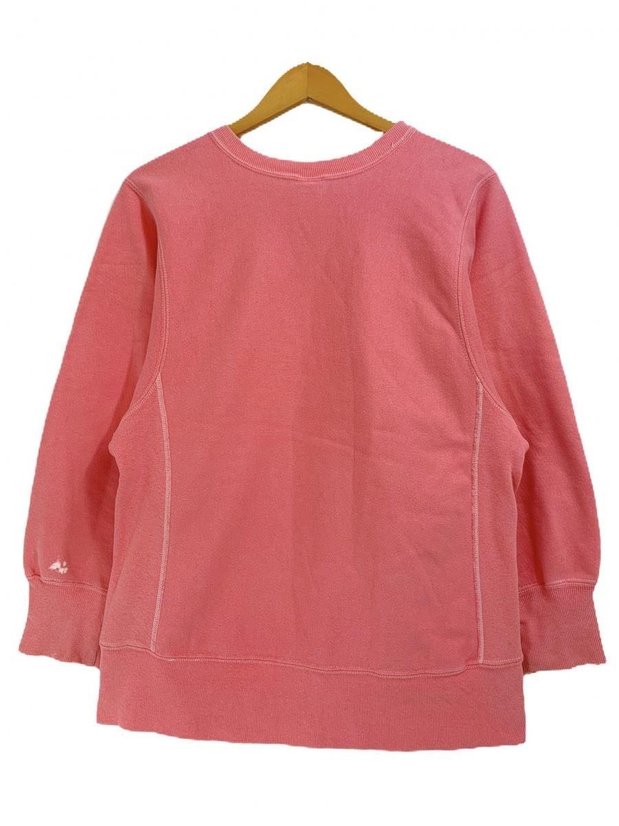 90s Champion Reverse Weave Sweatshirt ピンク M 刺繍タグ