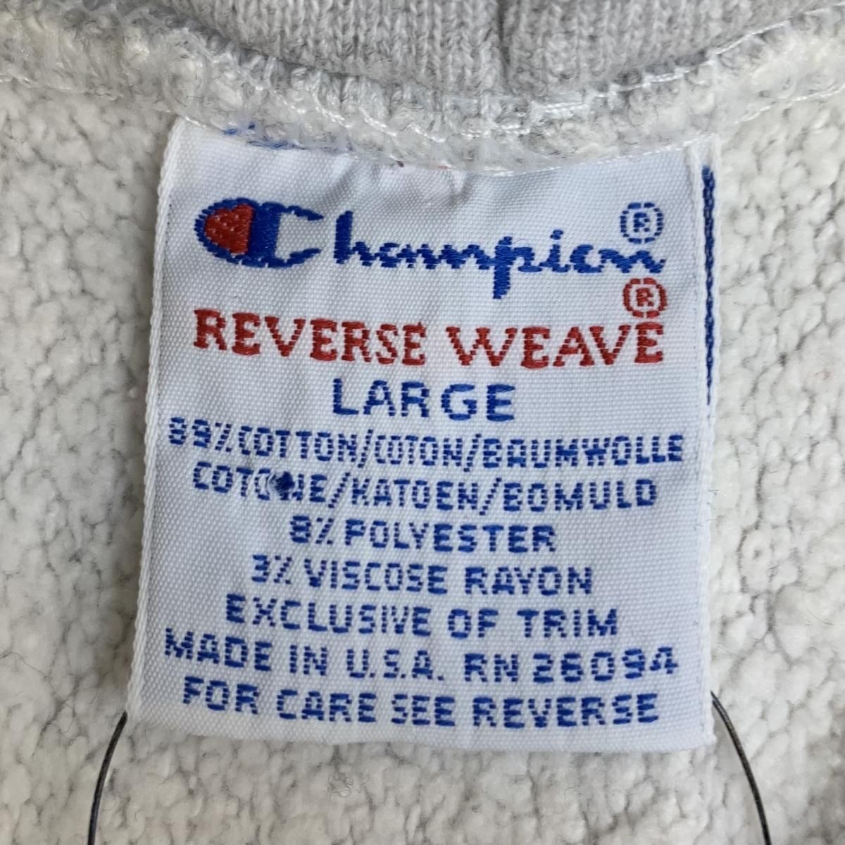 USA製 90s Champion R/W Sweat Hoodie 