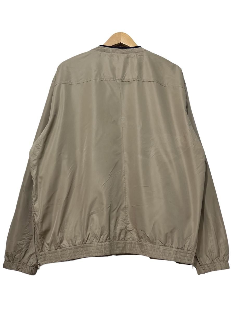 90s POLO GOLF Crew-Neck Nylon Pullover Jacket カーキ L ポロゴルフ