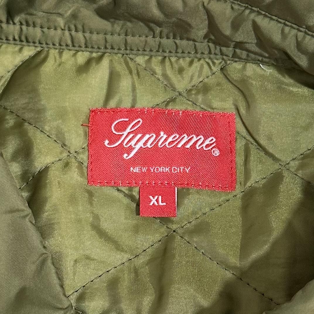 22AW SUPREME Nylon Filled Shirt オリーブ XL シュプリーム ナイロン