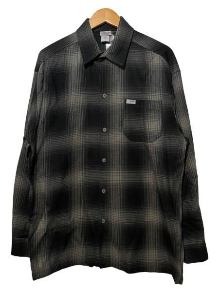 90s FIVE BROTHER Check Flannel L/S Shirt 紫黒黄 XL ファイブ