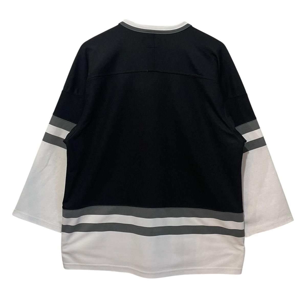 STUSSY メッシュ ゲームシャツ L ブラック ポリエステル STUSSY