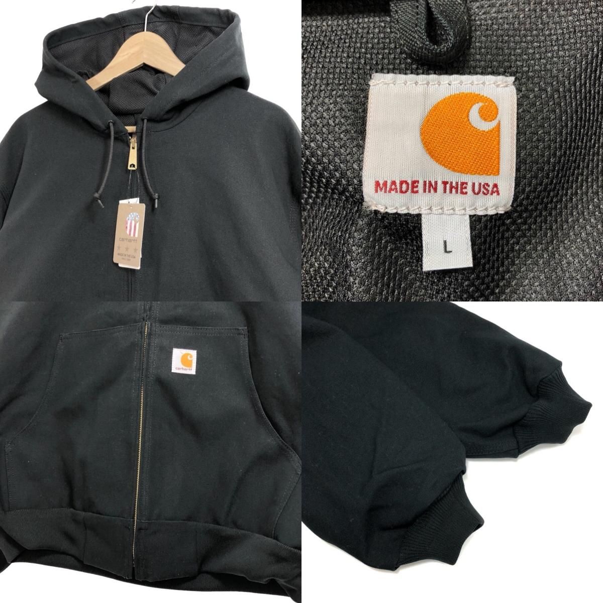 新品 US企画 Carhartt Thermal Lined Duck Active Jacket (BLACK