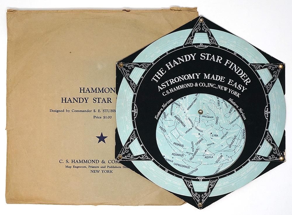 星座早見盤／HAMMOND'S HANDY STAR FINDER（アメリカ1935年頃