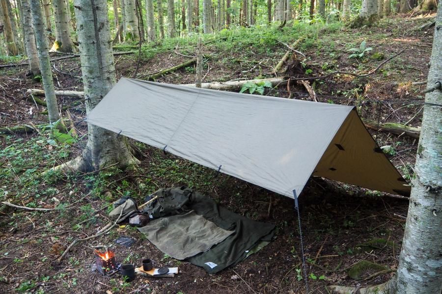3Way Camp Sheet - ブッシュクラフト・キャンプギアのHIIRAGI OUTFITTERS