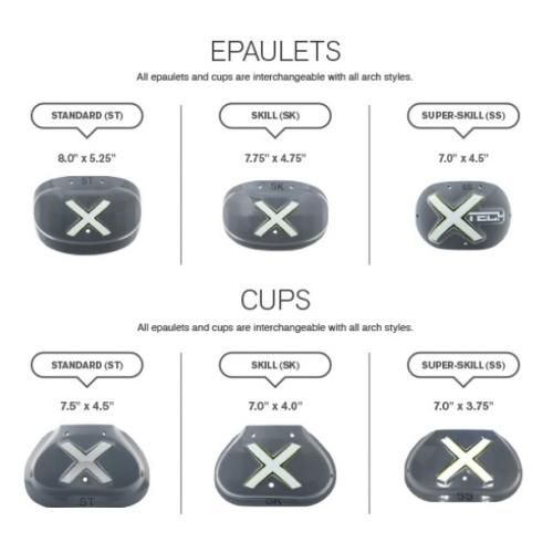 XTECHPADS X2 ショルダーパッド スーパースキルポジション - TWO