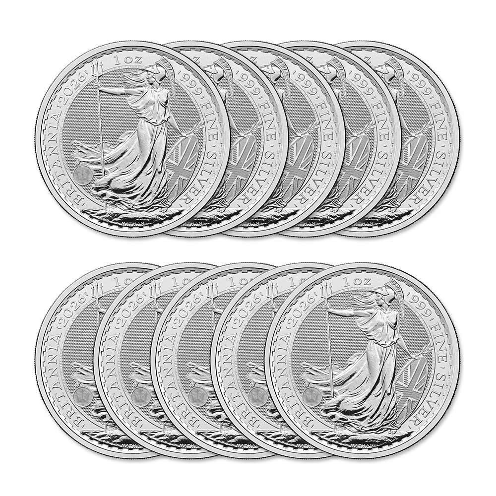 ブリタニア銀貨 1オンス×10枚セット - 日本マテリアル｜公式オンライン