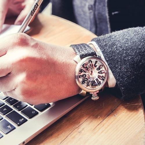 Manuale 48mm スケルトン 5310.02 | GaGa MILANO -ガガミラノ- 公式