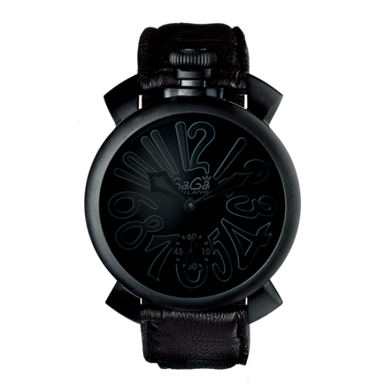 Manuale 48mm PVD/カーボン 5012.02S | GaGa MILANO -ガガミラノ- 公式