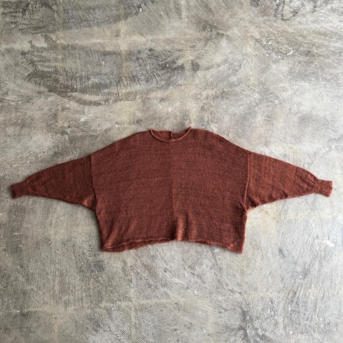 suzuki takayuki fulling knitted cape（スズキタカユキ フリング