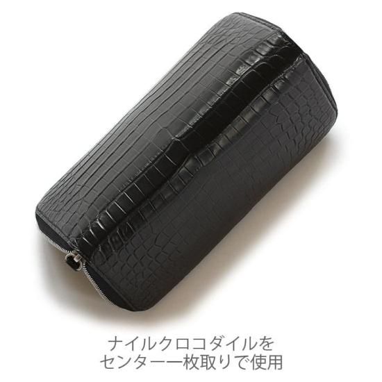 ナイルクロコダイルマットラウンドファスナー長財布グランデ | 東京