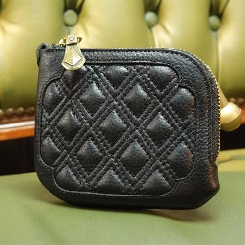 JHW01(QLW) | [JAIL CRAFT] QUILTING MINI ZIP WALLET（キルティング
