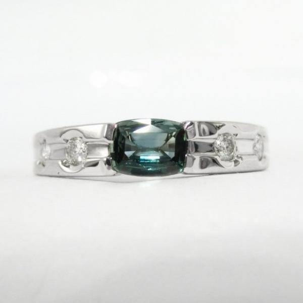 アレキサンドライト ダイヤモンドリング AX 0.48ct D 0.16ct Pt900