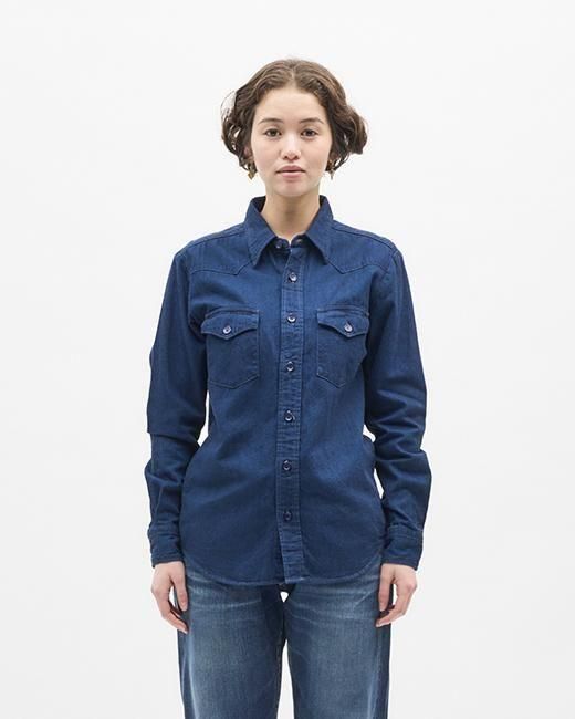 デニム ウエスタンシャツ