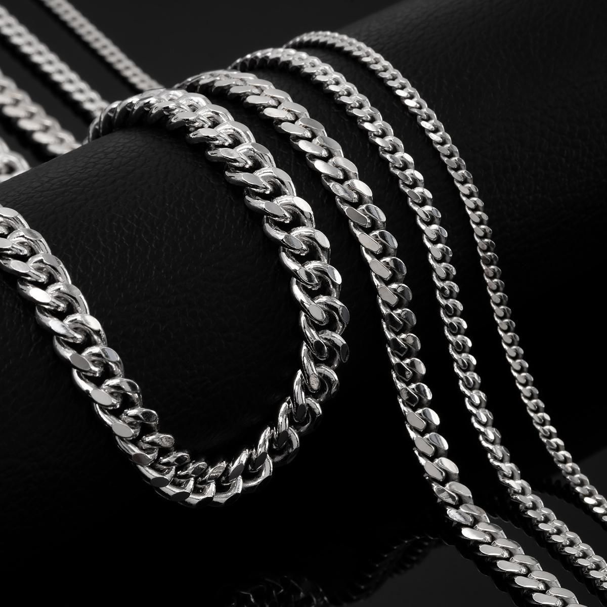 シルバー マイアミネックレス 幅2.8mm 40cm-70cm 080KDO2 - AVALANCHE