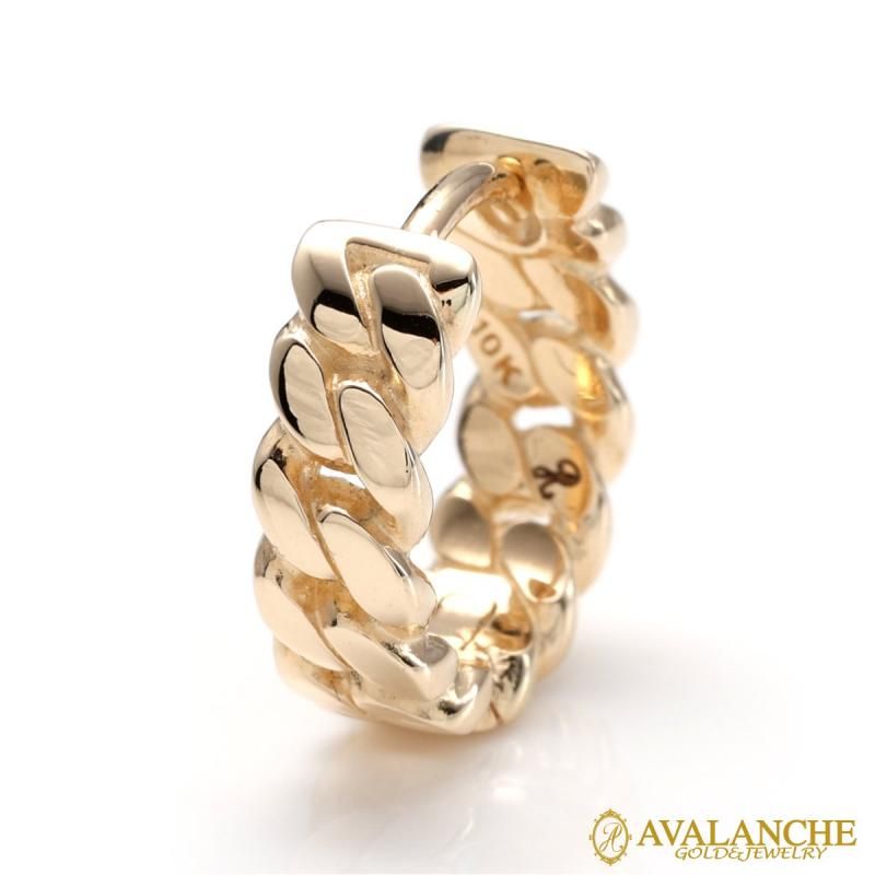 10K イエローゴールド フランクリンブレスレット 幅3mm 20cm