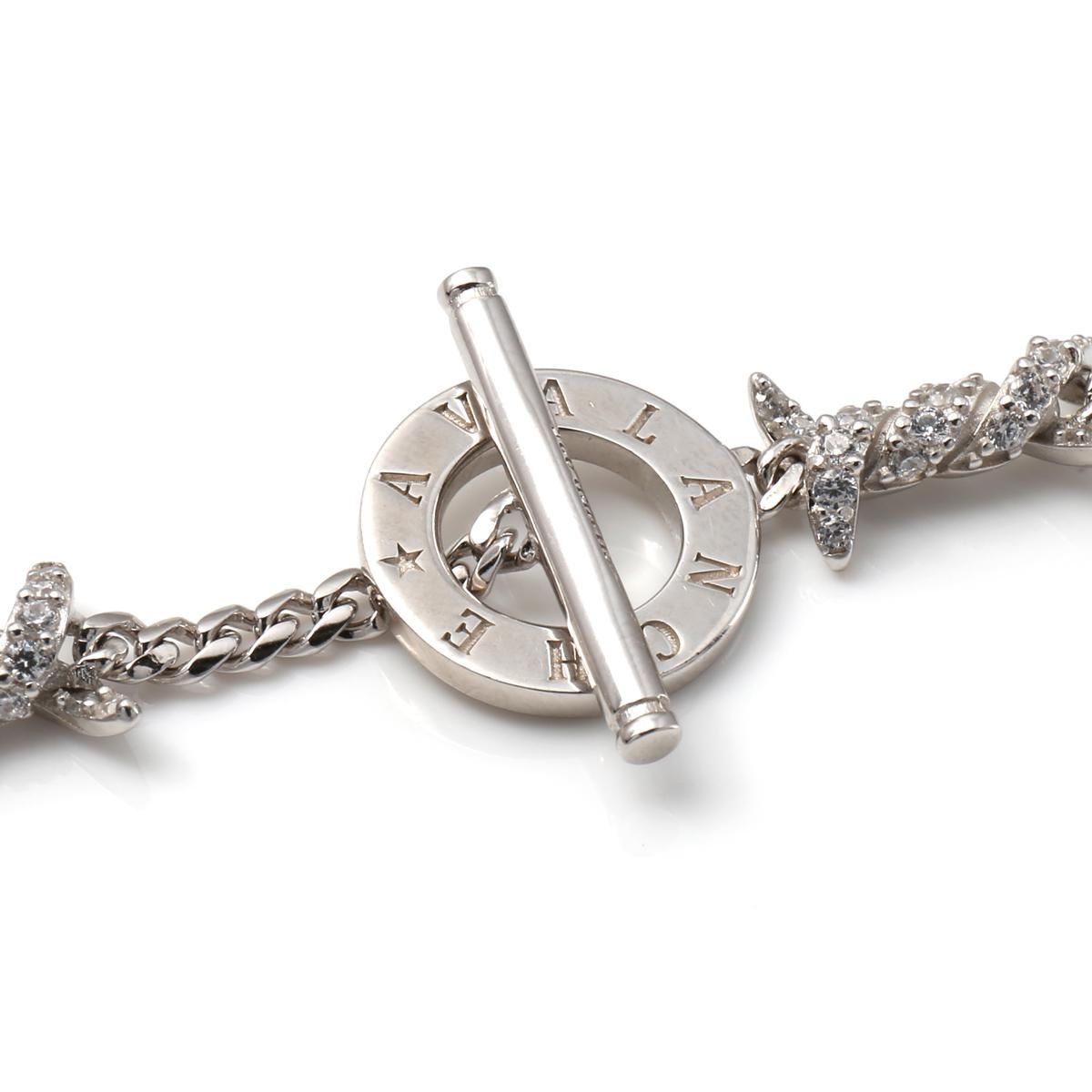 シルバー ブレスレット 幅9mm 19cm-21cm ABBB001 - AVALANCHE OFFICIAL