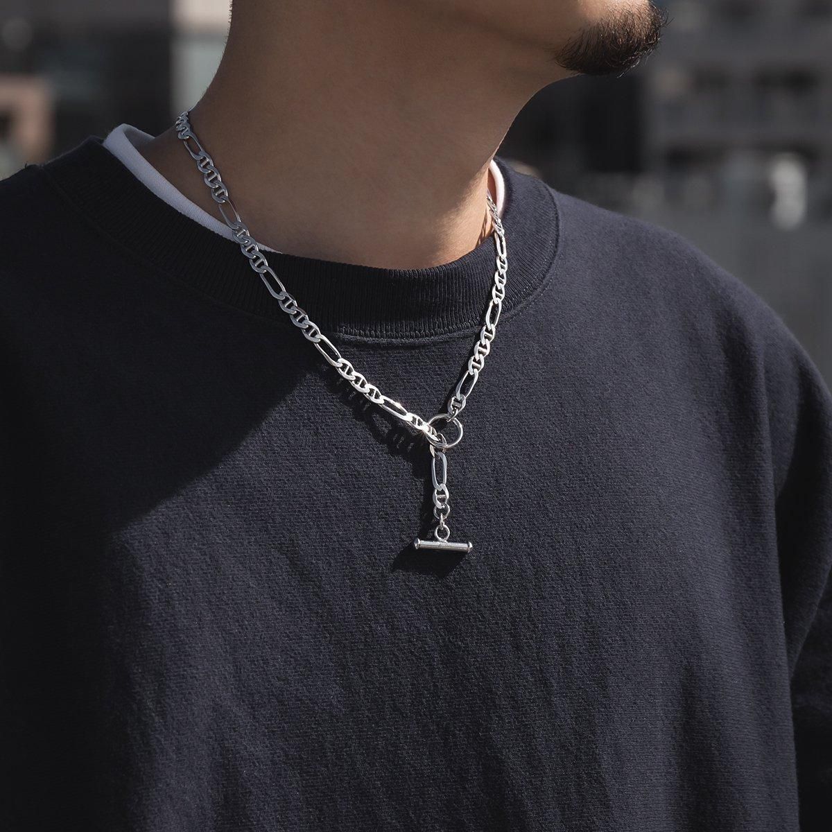 シルバー ネックレス 幅6mm 40cm-50cm 150TR-31D6-C3041 - AVALANCHE