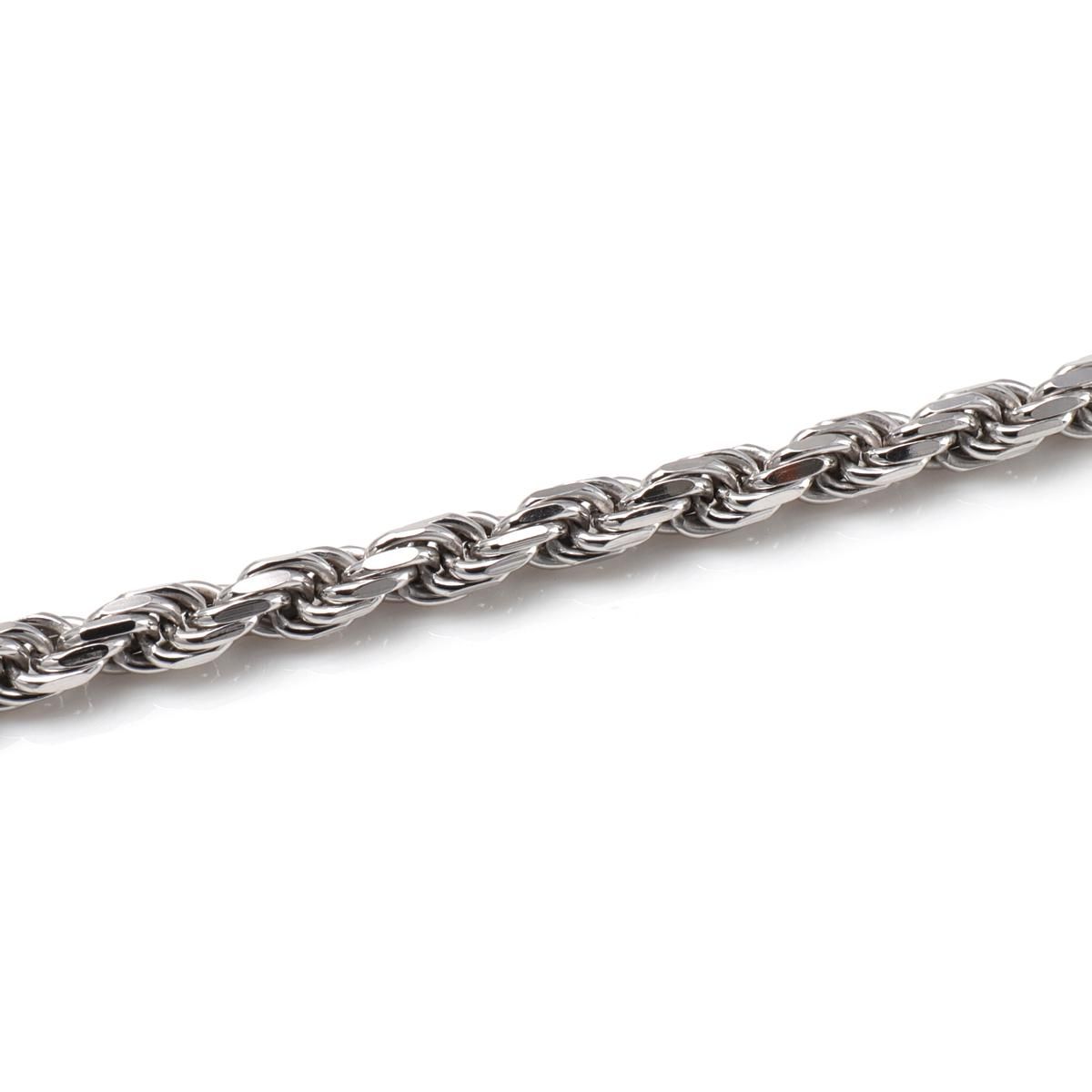 シルバー ロープネックレス 幅2.8mm 45cm-70cm 060HCMD - AVALANCHE