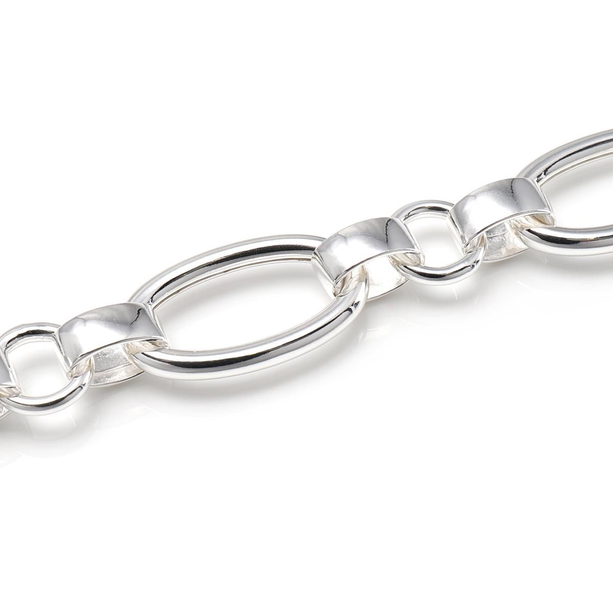 シルバー ブレスレット 幅13mm 19cm-22cm GIU541 - AVALANCHE OFFICIAL