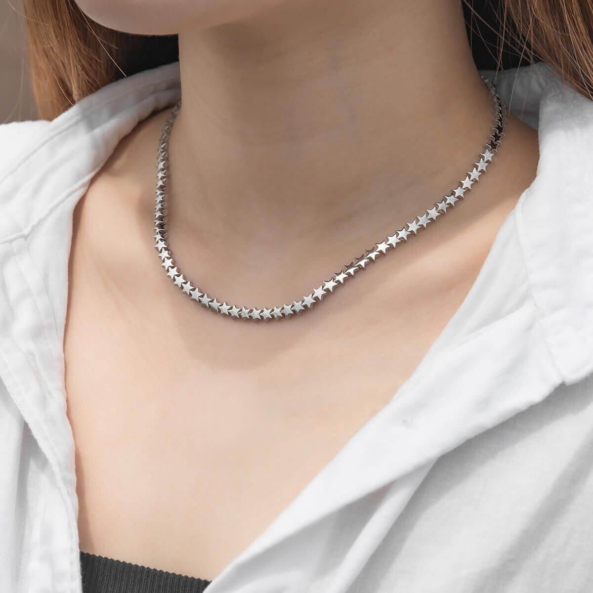 シルバー ネックレス 幅5mm 40cm-44cm ANB3638 - AVALANCHE OFFICIAL STORE