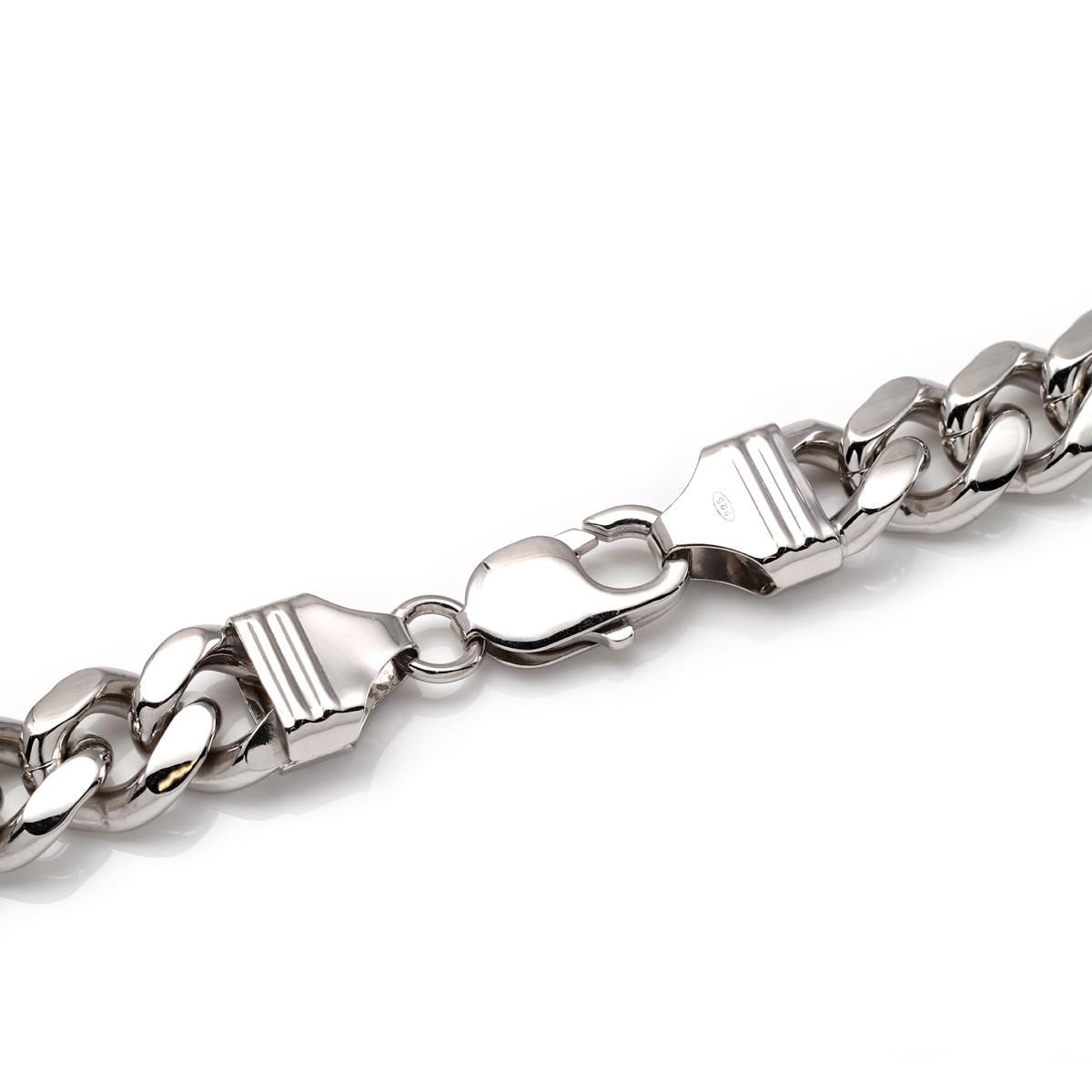 シルバー マイアミネックレス 幅11mm 45cm-60cm A300KDO2 - AVALANCHE