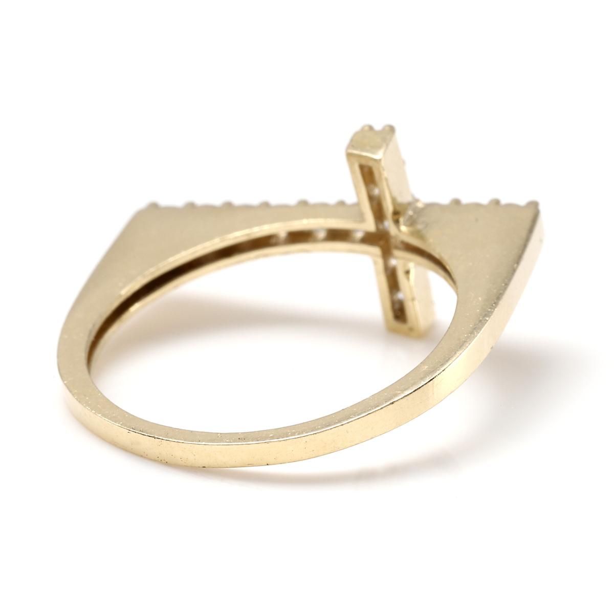 10K イエローゴールド リング 14号 DR-087 - AVALANCHE OFFICIAL STORE