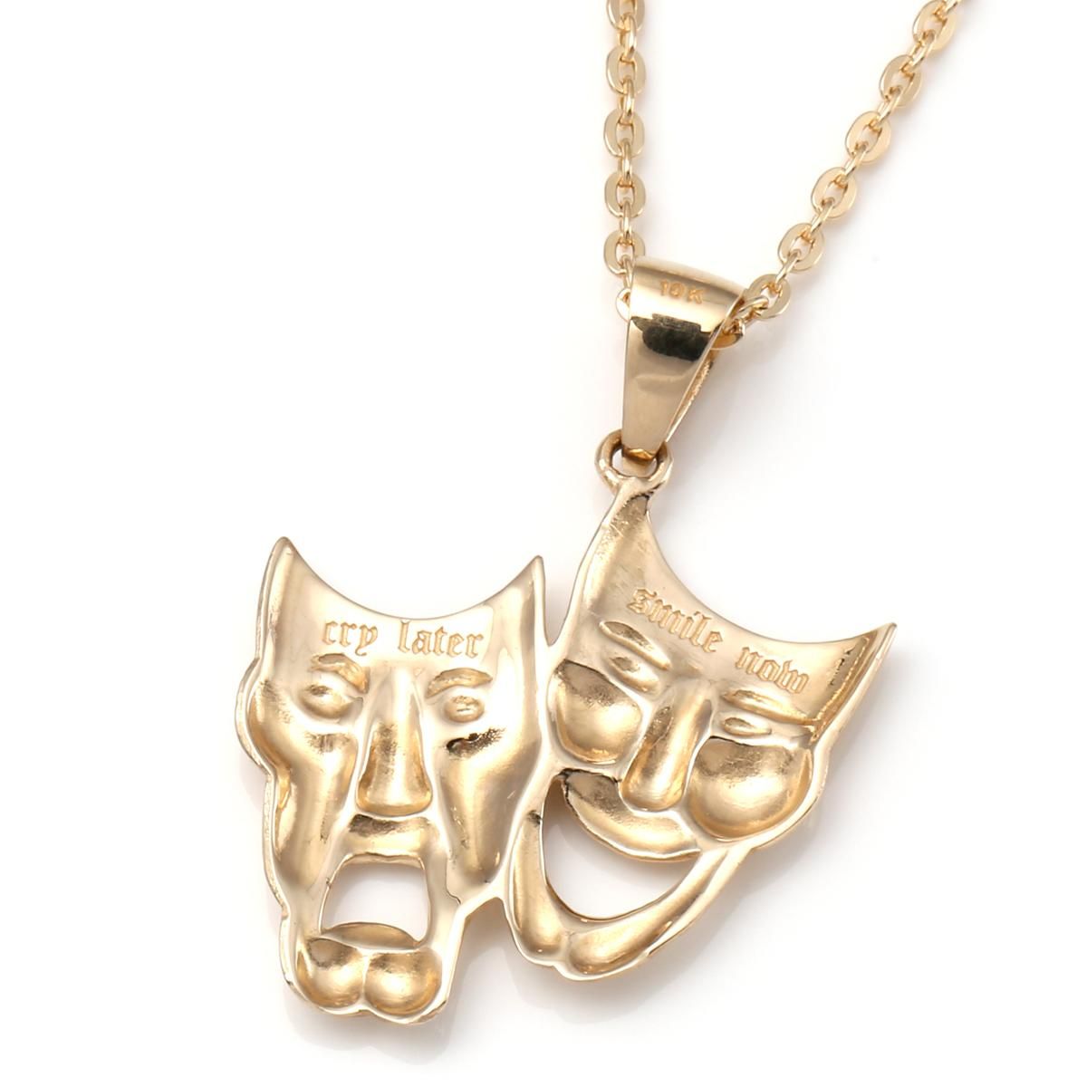 10K イエローゴールド ネックレス&ペンダント 45cm-50cm 3-13244-02