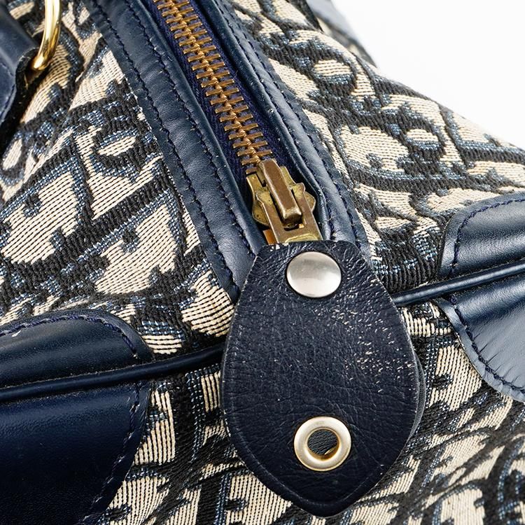 トロッターミニボストンバッグ ネイビー ヴィンテージ|ディオール Dior