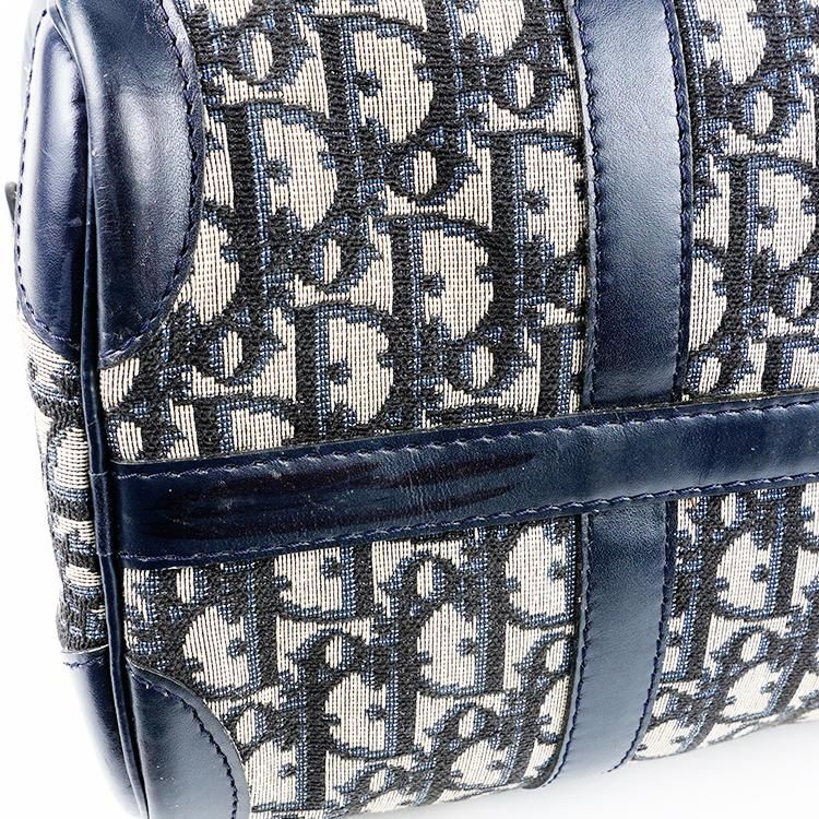 トロッターミニボストンバッグ ネイビー ヴィンテージ|ディオール Dior