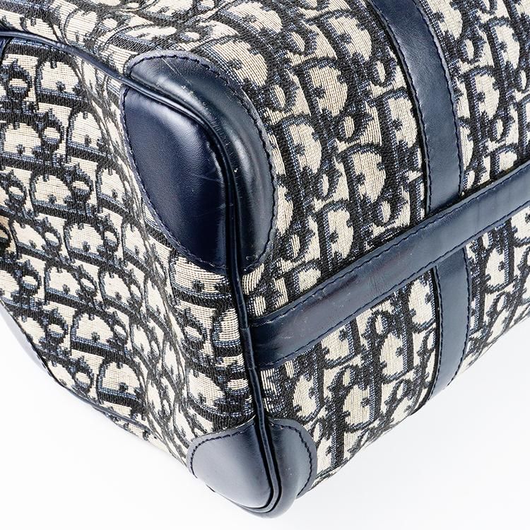 トロッターミニボストンバッグ ネイビー ヴィンテージ|ディオール Dior