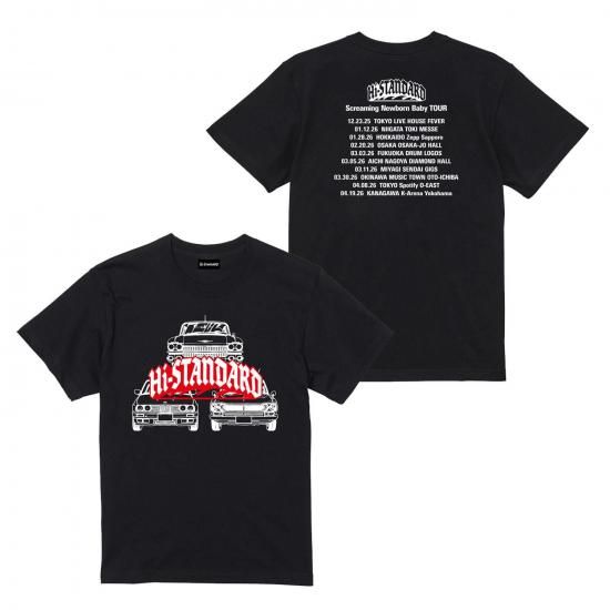 SNB TOUR YOPPI T-shirt（BLACK） - Hi-STANDARD OFFICIAL WEB STORE