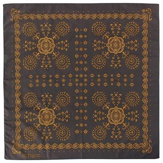 Fiora バンダナ / brown - AnnaB バンダナ | OLD-FASHIONED STORE