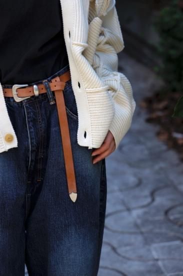 YOKE | WESTERN BELT(BROWN) | ウエスタンベルト(ブラウン)通販サイト