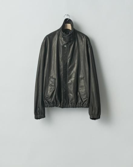 stein | シュタイン LEATHER ZIP BLOUSON(BLACK) / レザージップ