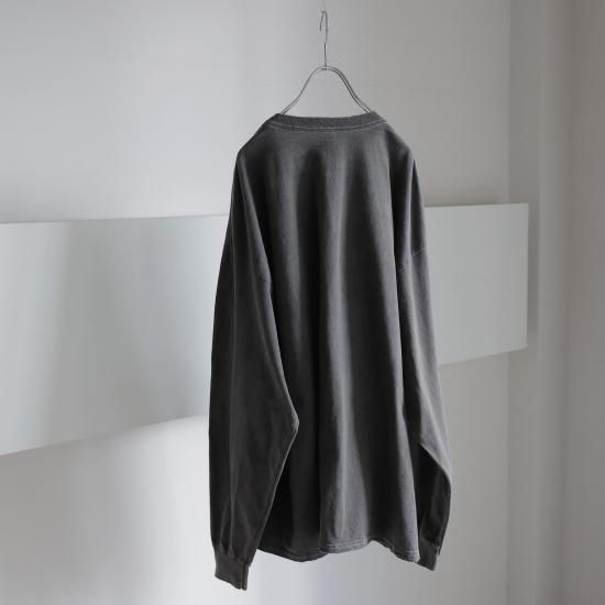 ANCELLM | アンセルム BRIDGE L/S T-SHIRT(BLACK) / ブリッジL/S TEE